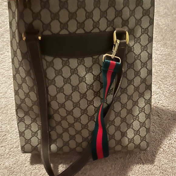 GUCCI-vintage monogram tote bag-authentic - Picture 2 of 11
